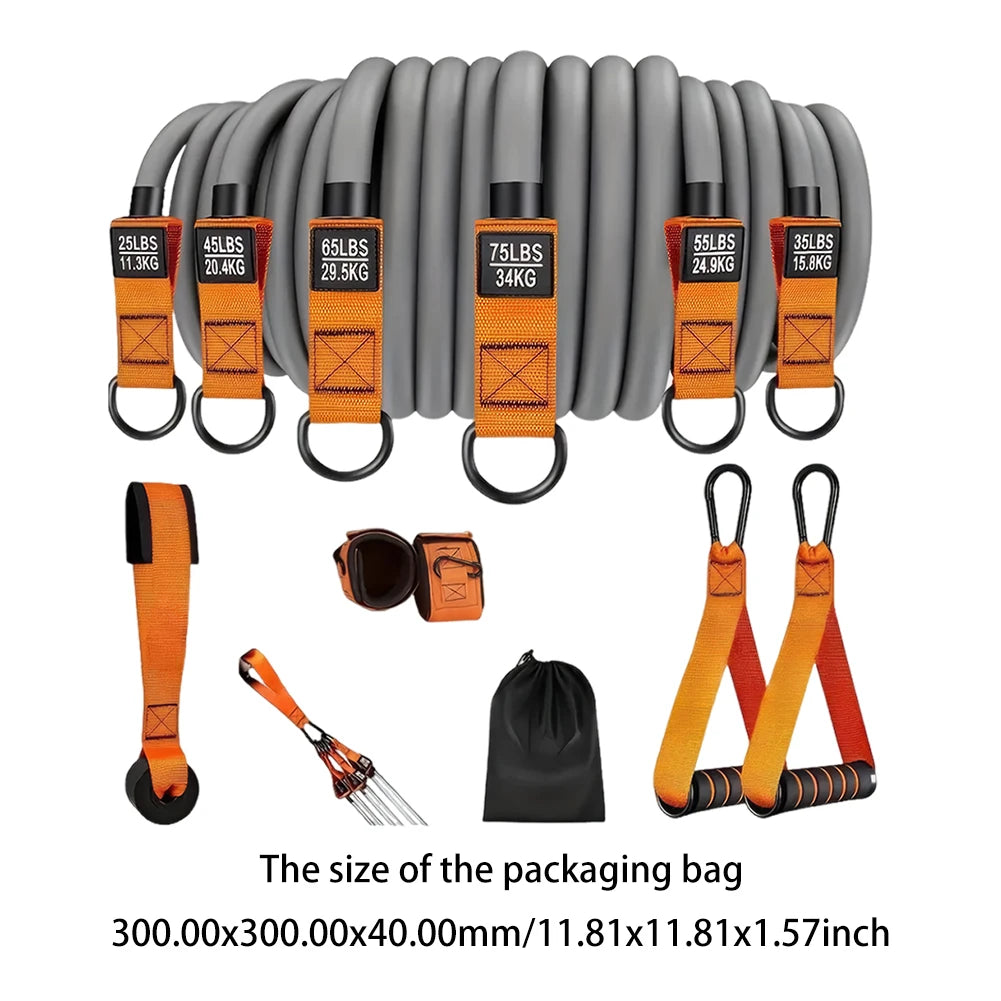 Pro Flex Fitness Band Set with Handles